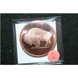 2011 Buffalo Copper Round, .999 Fine 1 Oz.