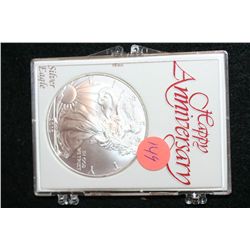 2010 Silver Eagle $1, "Happy Anniversary"