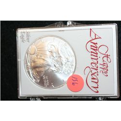 2010 Silver Eagle $1, "Happy Anniversary"