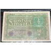 Image 2 : 1919 German 50 Funfzig Mark Foreign Bank Note