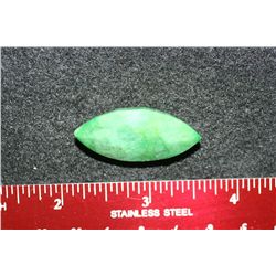 Large Natural Brazilian & African Faceted Emerald, Oval Shaped