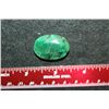 Image 1 : Large Natural Brazilian & African Faceted Emerald, Oval Shaped
