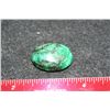 Image 2 : Large Natural Brazilian & African Faceted Emerald, Oval Shaped