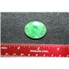 Image 1 : Large Natural Brazilian & African Faceted Emerald, Oval Shaped