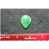 Image 1 : Large Natural Brazilian & African Faceted Emerald, Teardrop Shaped