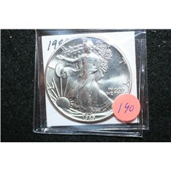 1989 Silver Eagle $1