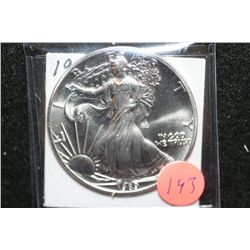 1989 Silver Eagle $1