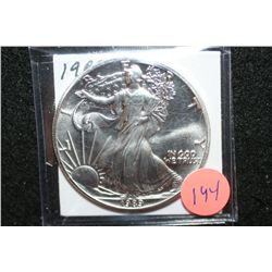 1989 Silver Eagle $1