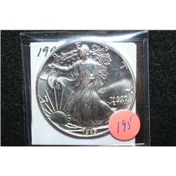 1989 Silver Eagle $1