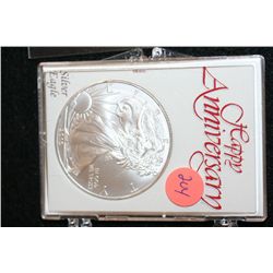 2010 Silver Eagle $1, "Happy Anniversary"