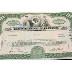 General Foods Corp. Stock Certificate Dated 1967