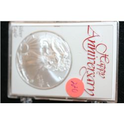 2010 Silver Eagle $1, "Happy Anniversary"