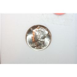 1938-D Mercury Dime, NGC Graded MS65