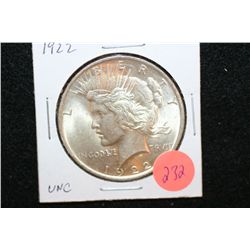 1922 Peace $1, UNC