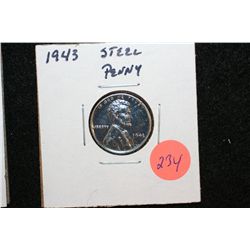 1943 Steel Wheat Back Penny