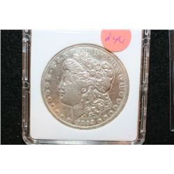 1893-CC Silver Morgan $1, MCPCG Cleaned Fine Details