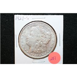 1921-S Silver Morgan $1