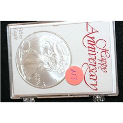 2010 Silver Eagle $1, "Happy Anniversary"