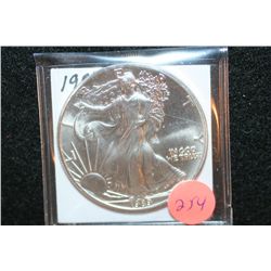 1989 Silver Eagle $1