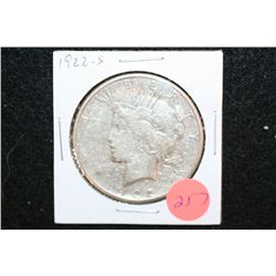 1922-S Peace $1