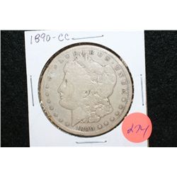 1890-CC Silver Morgan $1