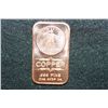 Image 1 : 2012 Copper Ingot, .999 Fine 1 Oz.