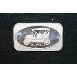 Ford T. Linnie Silver Ingot, .999 Fine Silver 1 Oz.; Madison Mint