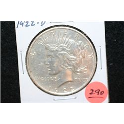 1922-D Peace $1
