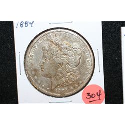 1884 Silver Morgan $1