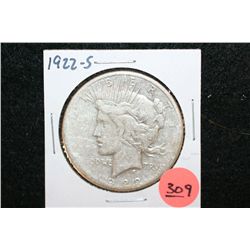 1922-S Peace $1