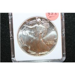 1990 Silver Eagle $1, MCPCG Graded MS70