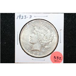 1923-D Peace $1