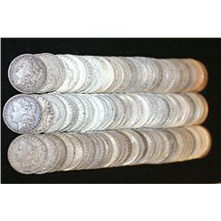 Silver Morgan $1, Various Dates & Conditions, Lot of 100, VF-VG