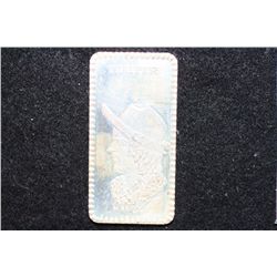 "Trapper" Silver Ingot, .999 Fine Silver 1 Oz.; The Hamilton Mint