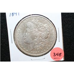 1891 Silver Morgan $1