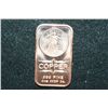 Image 1 : 2012 Copper Ingot, .999 Fine 1 Oz.