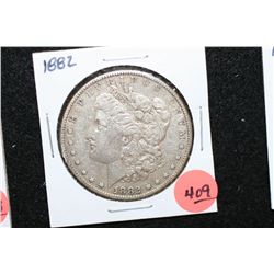 1882 Silver Morgan $1
