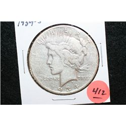 1934-S Peace $1