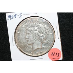 1928-S Peace $1