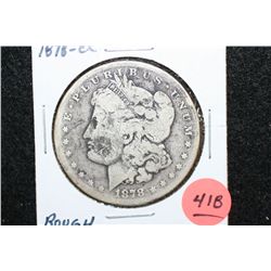 1878-CC Silver Morgan $1, Rough