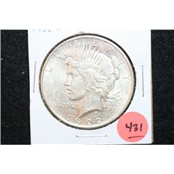 1922-D Peace $1
