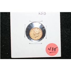 1853 Liberty $1 Gold Coin