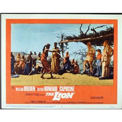 The Lion Orig Lobby Card Movie Poster w/ William Holden