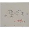 Image 1 : Ren & Stimpy Orig Production Drawing Sven John K Signed