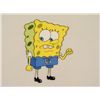 Image 2 : SpongeBob Big Original Animation Cel Pulling--Oops!