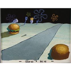 Spongebob Production Background Hamburger Road Original