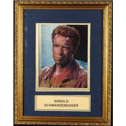 Arnold Schwarzenegger Signed Photo Framed