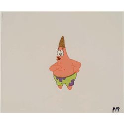 Production Original Spongebob Cel Cone Head Art