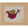 Image 1 : Flintstones Ltd Ed Animation Serigraph Cel-Driving Dino