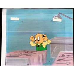 Looney Tunes Original Animation Cel Doctor Porky Pig